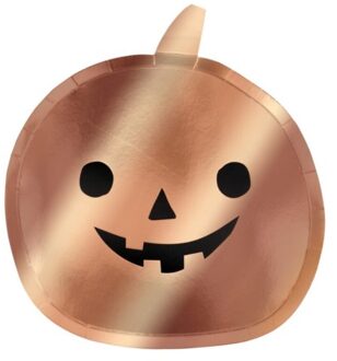 Meri meri halloween borden pompoen - koper