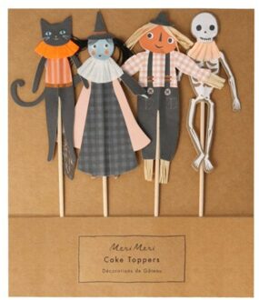 Meri meri halloween cake toppers pompoen