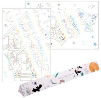 Meri Meri halloween kleurplaten à 2 stuks