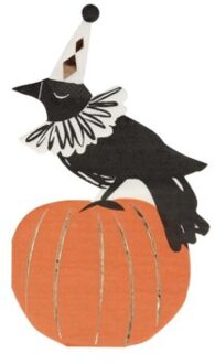 Meri Meri halloween servetten kraai