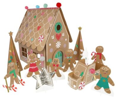 Meri meri kerst - advent kalender, gingerbread sticker
