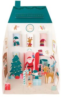 Meri meri kerst - advent kalender, santa's house