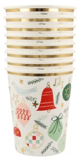 Meri meri kerst - bekertjes papier festive tree à 8 stuks