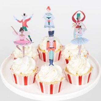 Meri meri kerst cupcate kit - notenkraker ballet