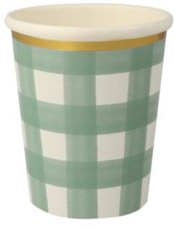 Meri Meri kerst - drinkbekertjes papier kerstboom