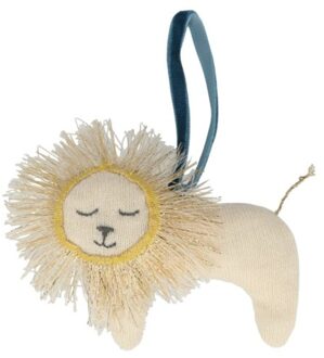 Meri Meri kerst - kerstboomhanger leeuw gebreid