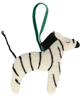 Meri Meri kerst - kerstboomhanger zebra gebreid