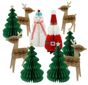 Meri Meri kerst - kerstdecoratie honeycomb