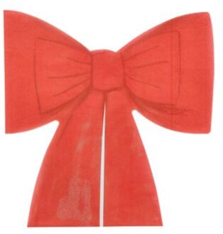 Meri meri kerst servetten rode strik