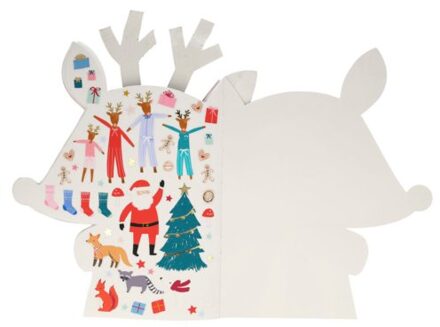 Meri Meri kerst - stickerboek rendier