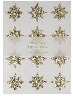 Meri meri kerst - stickers sterretjes goud