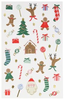 Meri meri kerst - tattoos jolly