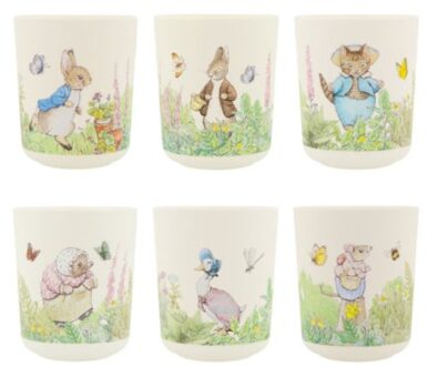 Meri Meri melamine beker 220 ml - peter rabbit, assorti