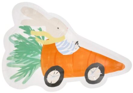 Meri Meri pasen borden - racing car bunny