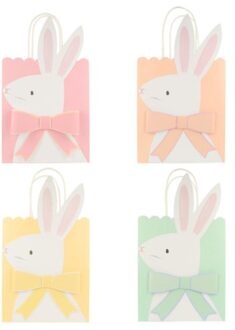 Meri Meri pasen - feest tasjes à 8 stuks, konijn