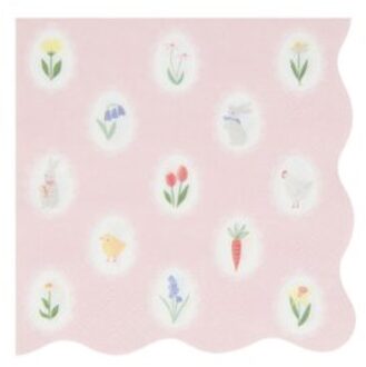 Meri Meri pasen servetten klein - easter cameo