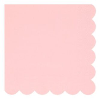 Meri meri - servetten groot à 16 stuks, roze