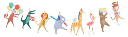 Meri meri - slinger 1,8 m, party animals