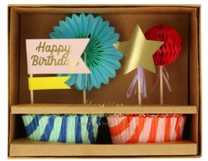 Meri meri t- cupcake kit, the right stripes