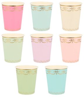 Meri Meri x ladurée - bekertjes papier à 8 stuks paris