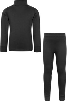 Meribel-basislagenset voor kinderen/kids (Zwart) - 5-6J / 110-116cm