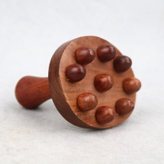 Meridiaan Yoga Stok Body Massager Maag Terug Taille Nek Been Massage Stok Houten Roller Massage Hamer