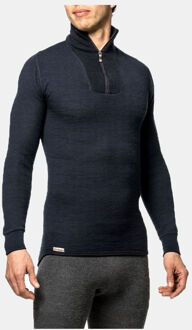 Merino Base Layer Zip Turtleneck 200 - Dark Navy