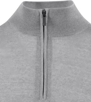 Merino Half Zip Trui Grijs - L,M,XL,XXL