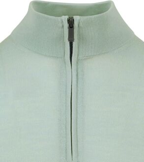 Merino Half Zip Trui Groen - 3XL,L
