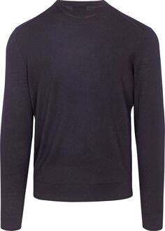 Merino Pullover Navy Donkerblauw - 3XL,L,M,S,XL,XXL