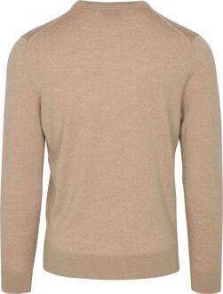 Merino Pullover Sand Beige - XL,XXL