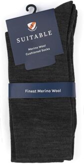 Merino Sokken Antraciet 2-Pack - 39-42,43-46