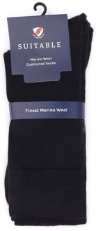 Merino Sokken Navy 6-Pack Donkerblauw - 39-42,43-46
