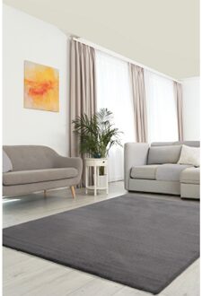 Merinos Hoogpolig Vloerkleed - Shaggy Supersoft - Antraciet-120 x 170 cm