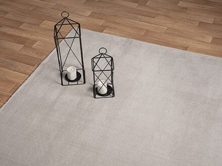 Merinos Karpet24 Loft modern pluizig laagpolig tapijt, antislip onderkant, wasbaar tot 30 graden, heerlijk zacht, bontlook, zand-120 x 170 cm