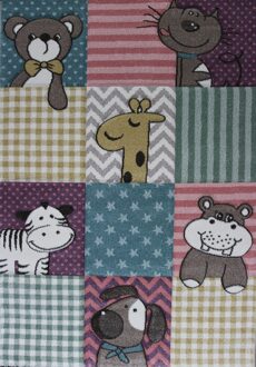 Merinos Kindervloerkleed Pastel Kids 21906-750 Multi-80 x 150 cm