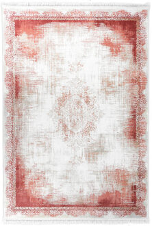 Merinos Retro Acryl Vloerkleed - Klassiek Design - Rood-120 x 180 cm