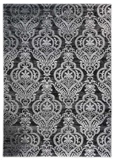 Merinos Vintage Vloerkleed Thema 23014-90 Zwart-160 x 230 cm