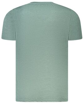 Merinowollen Korte Mouwen T-shirt Salie Groen