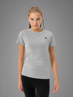 Merk Basic T-shirt Lichtgrijs - XS