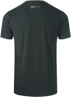 merk handtekening logo zwart T-shirt - maat