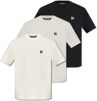 Merk T-shirt driedelige set Palm Angels , Multicolor , Heren - 2Xl,Xl,L,M,S,Xs,2Xs