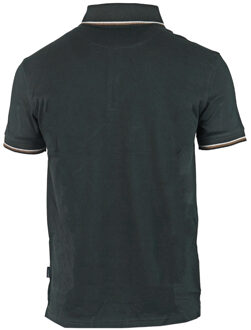 merklogo zwart poloshirt - S