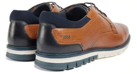 Merlin Leren Heren Tan Veterschoenen Bruin - EU 43 / UK 9