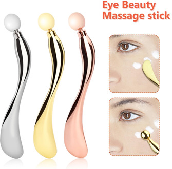 Mermaid Shape Metal Divided Scoop Eye Cream Applicator Eye Massage Stick Anti Eye Pouch Dark Circles Wrinkle Massager Eyes Care
