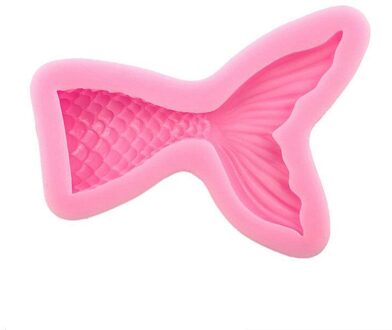 Mermaid Tail Silicone Mold Fondant Cakevorm Cupcake Decoreren Gereedschappen Keuken Bakken Kauwgom Plakken Chocolade Snoep Mallen