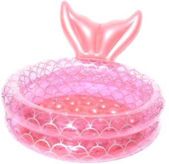 Mermaid Zwembad Unieke Ronde Opblaasbaar Zwembad Baden Bad Outdoor Zomer Zwembad Seat Ring Speelgoed Voor Kinderen Volwassenen 90cmx22cm