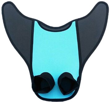 Mermaid Zwemmen Staart Monofin Vinnen Een Stuk Flipper Zwemvliezen Zwemmen Training Vinnen Voor Kinderen Volwassenen Blauw / volwassen