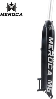 Meroca Ultralight Harde Vork M6 26/ 27.5/29 Inch Mountainbike Schijfrem Voor Een Kolom Reflective logo