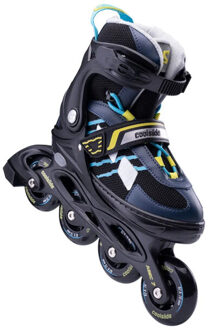 Meron inline rolschaatsen voor kinderen/kinderen - maat 36 Zwart